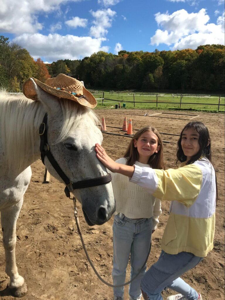 Irwin Memorial Public School students take part in an Equine Assisted Learning Program